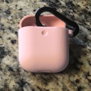 New Apple Airpods Protective Silicon Case 
W/Hook